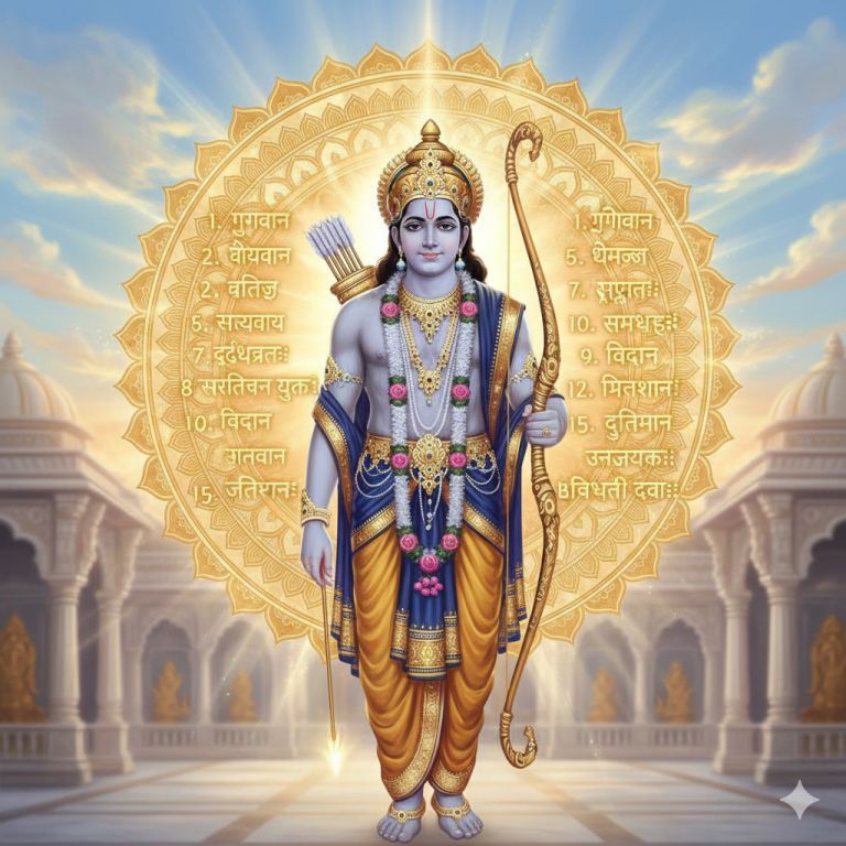 रामायण की रचना  का  उद्देश्य  सोलह गुणों वाले आदर्श मानव कि धारना को स्थपिथ करना  